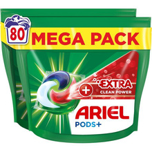 Капсули для прання ARIEL Pods All-in-1 + Сила екстраочищення 80шт (8700216580991)