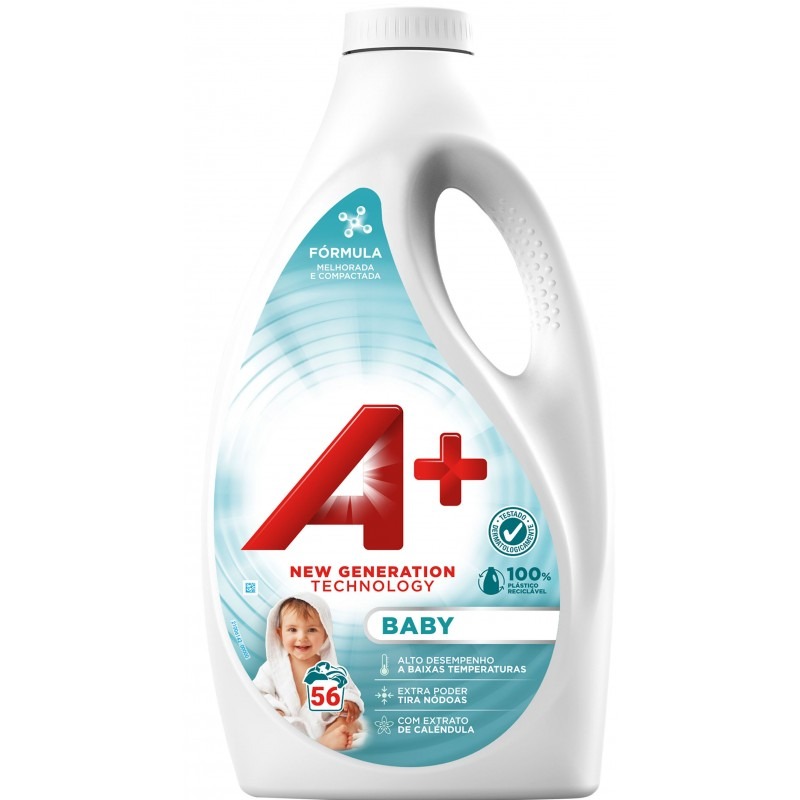 Гель для стирки A+ Baby 2.8 л (8435495808565)