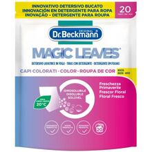 Серветки-пастка DR. BECKMANN Magic Leaves для кольорових тканин 20 шт (4008455584614)