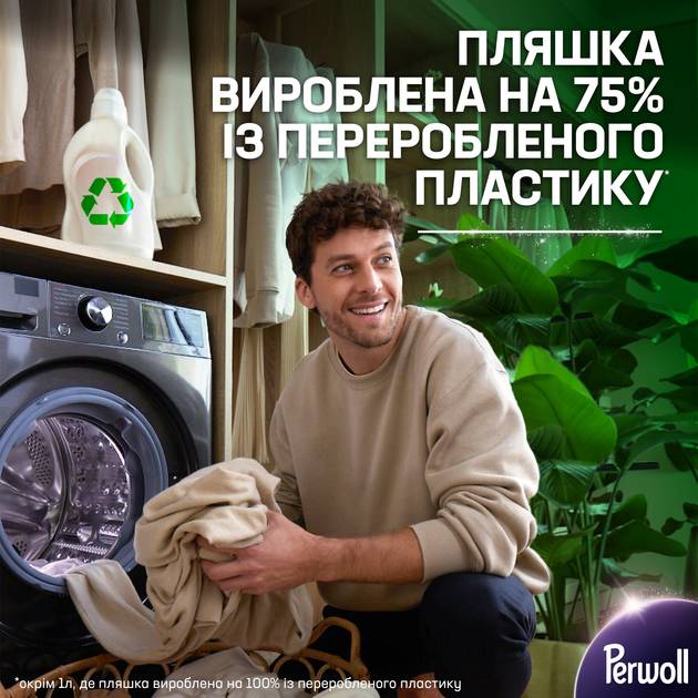 Гель для прання Perwoll Renew для світлих та білих речей 1 л (9000101826876) Тип прання автоматична