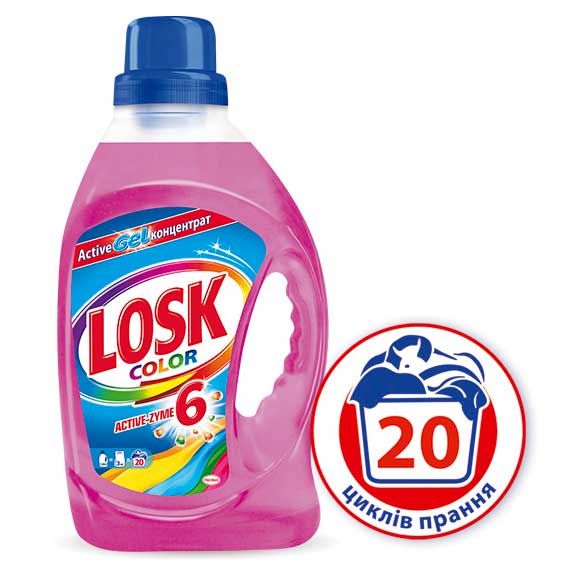 Гель LOSK Color Автомат, 1.46 л, 20 циклов стирки