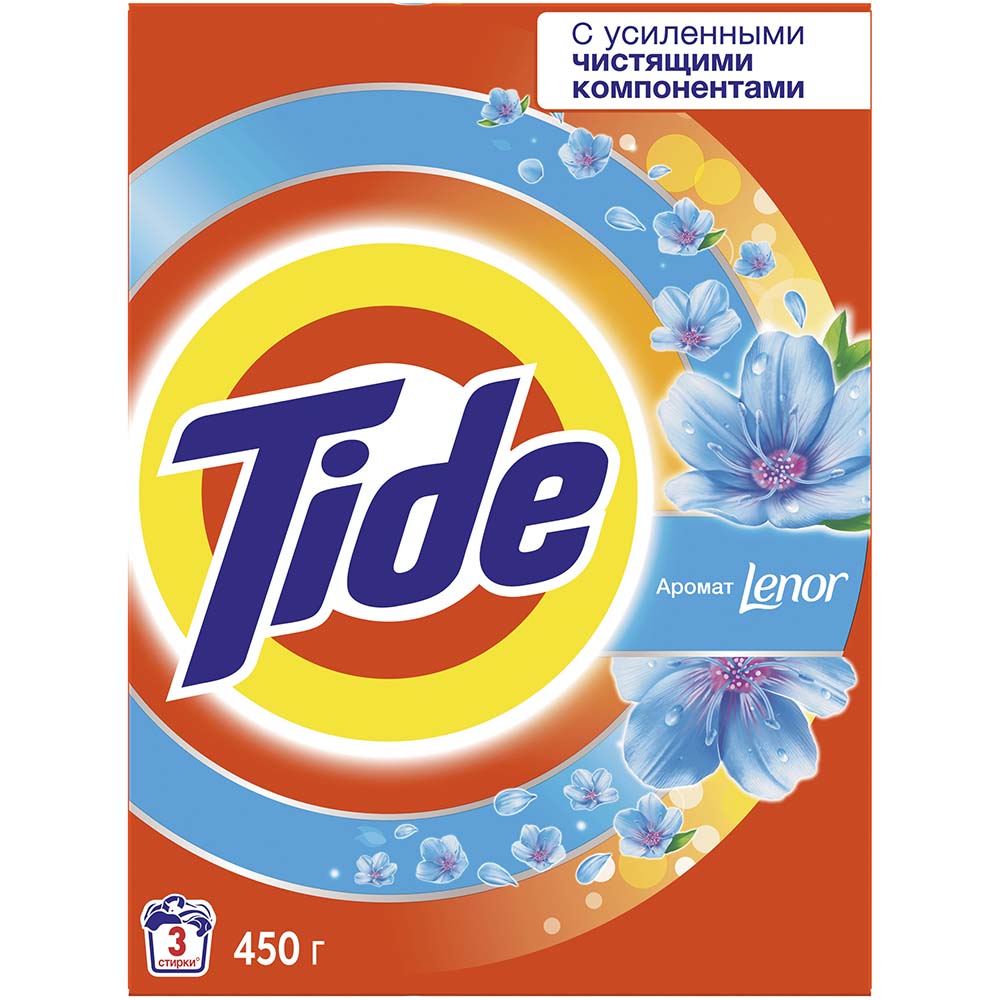 Стиральный порошок TIDE Lenor Touch of Scent 450г (5413149403741)