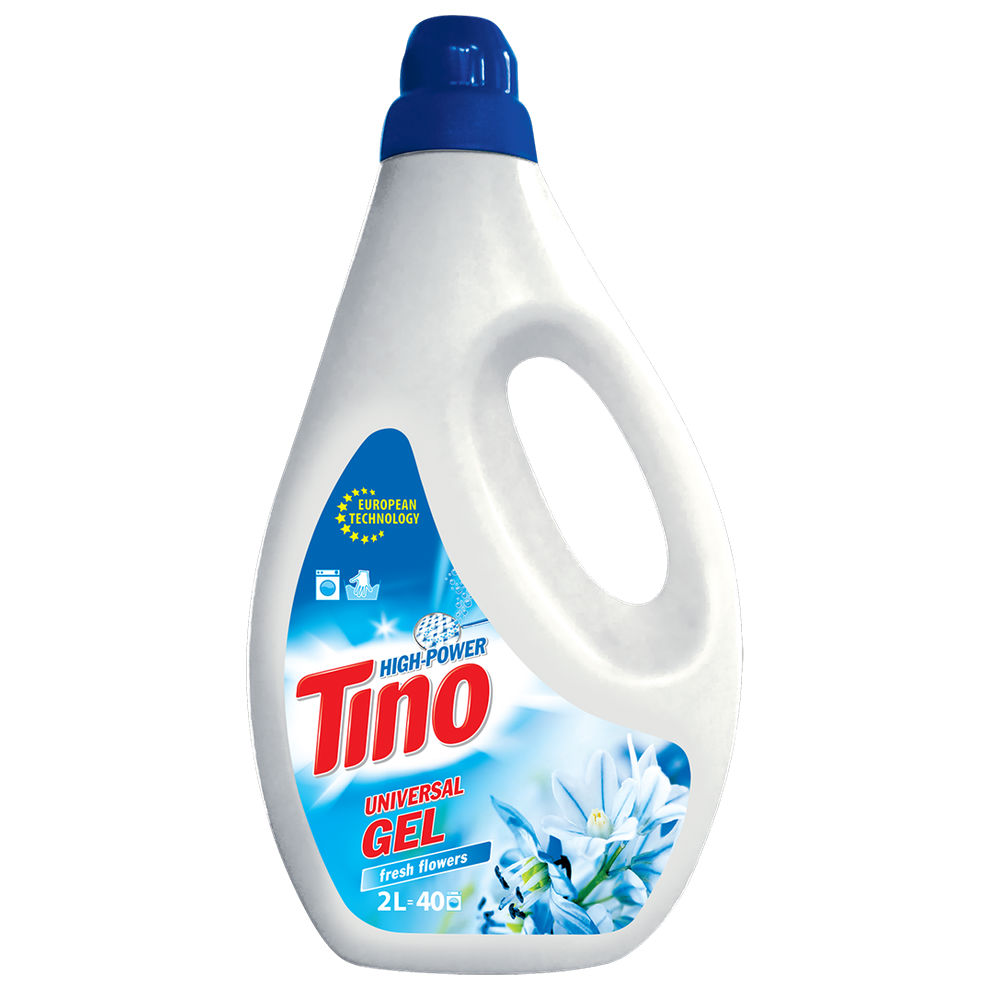 

Гель для стирки TINO Fresh flowers 2 л (TNL06104), Гель д/прання кол.&білих речей Fresh flowers,2л