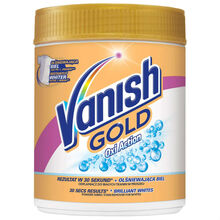 Плямовивідник і відбілювач VANISH Oxi White 625 г GOLD (5997321747088)