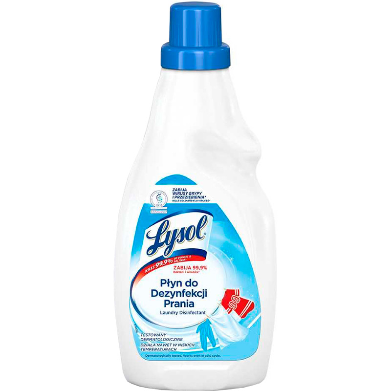 

Ополаскиватель для белья LYSOL Свежесть хлопка 720 мл, Дезінф.засіб для ополіск.Свіжість бавовни 720 мл