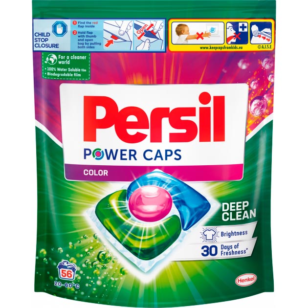 

Капсулы для стирки PERSIL Колор 56 шт (9000101515862), Капсули Колор, 56 штук (9000101515862)