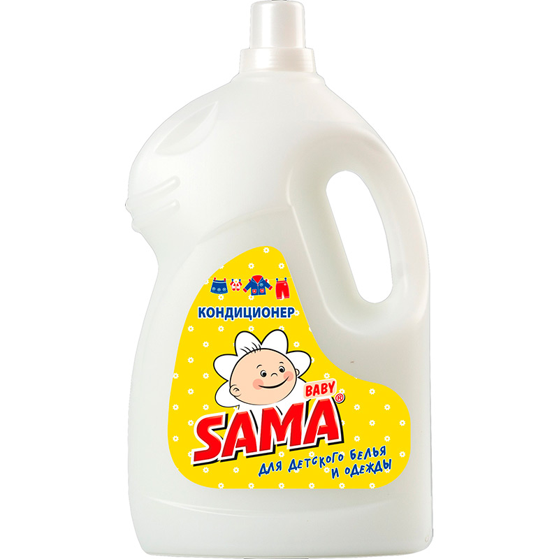 

Кондиционер для белья SAMA Baby 4 л (4820020267100), Кондиціонер 4000 мл "Baby"