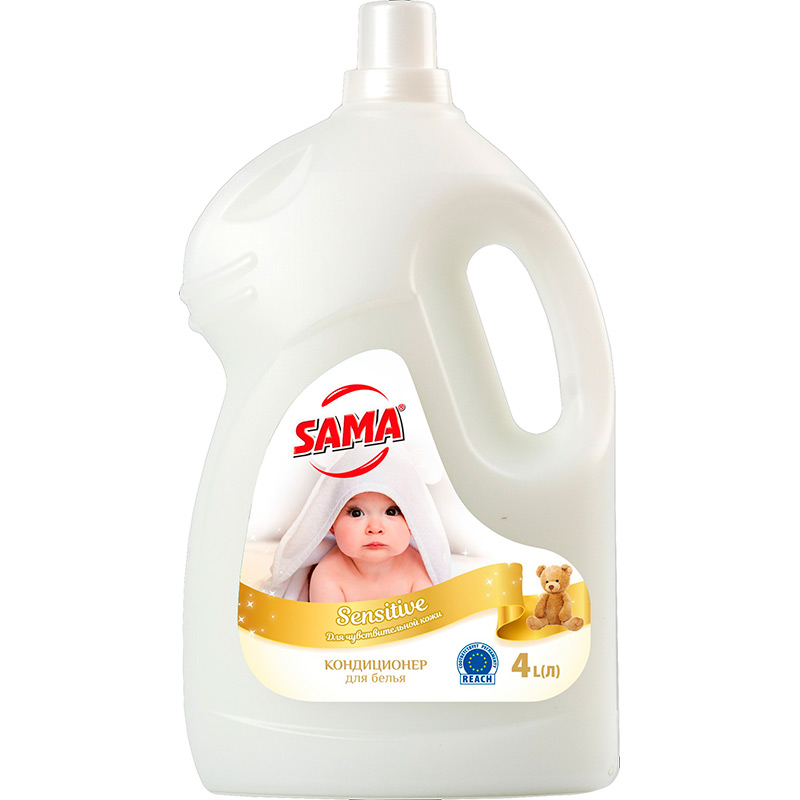 

Кондиционер SAMA Sensitive 4 л (4820020266707), Кондиціонер 4000 мл (для чутливої шкіри)