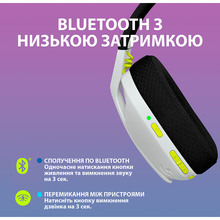 Мультимедиа набор LOGITECH Wireless Gaming Combo G435SE+G305SE BLACK/WHITE/LIME (981-001162)