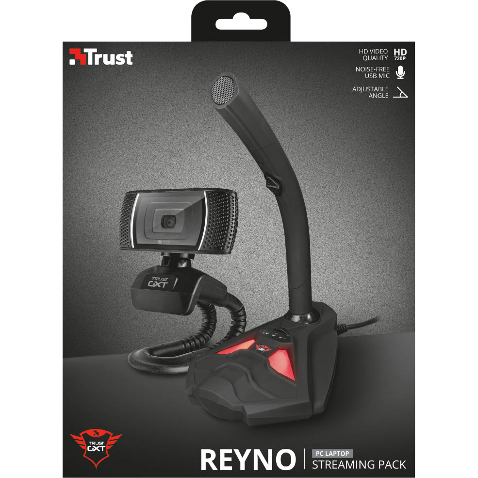 Заказать Набор TRUST GXT 786 REYNO Streaming Pack (webcam & microphone) 22096