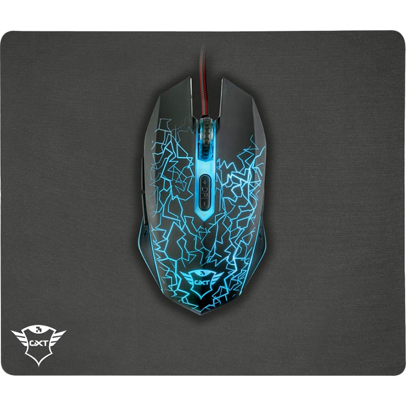 trust GXT 783 Izza Gaming&Mouse Pad BLACK