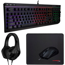 Геймерский набор HYPERX Pro Gaming Bundle (HX-PRO-GAMING-BNDL) + подарок (шапка)