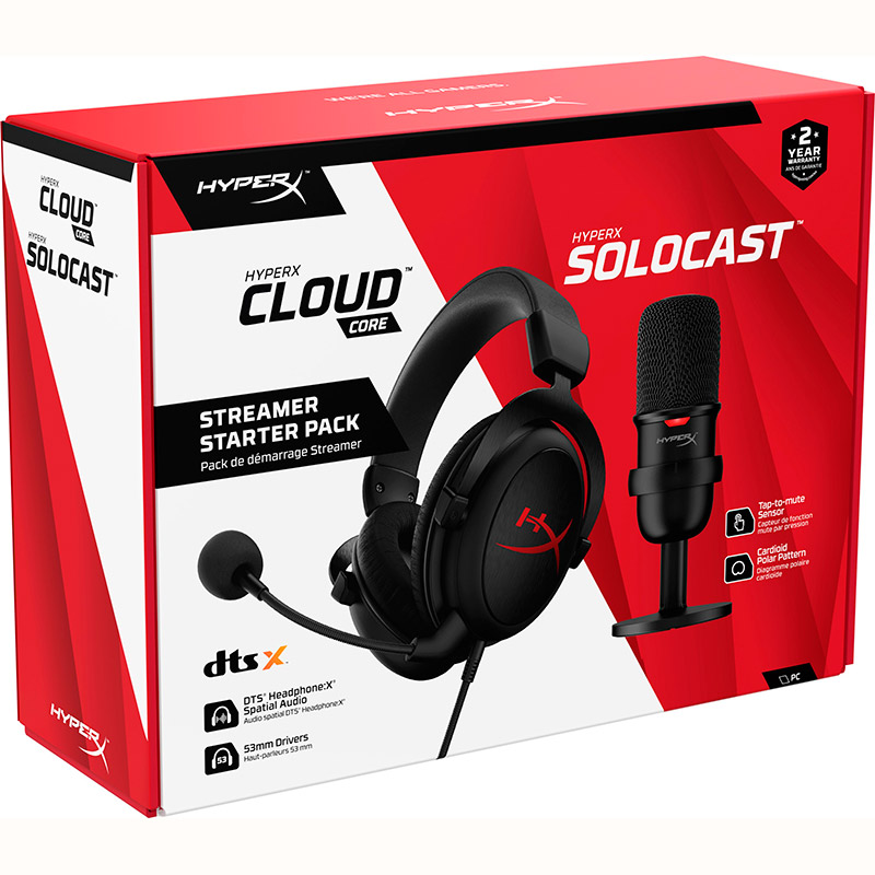 Зовнішній вигляд Мультимедіа набір HYPERX Streamer Starter Pack (HBNDL0001)