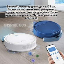 Робот-пилосос INSPIRE B8S-max Blue