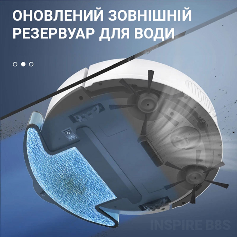 Фото Робот-пилосос INSPIRE B8S-max White