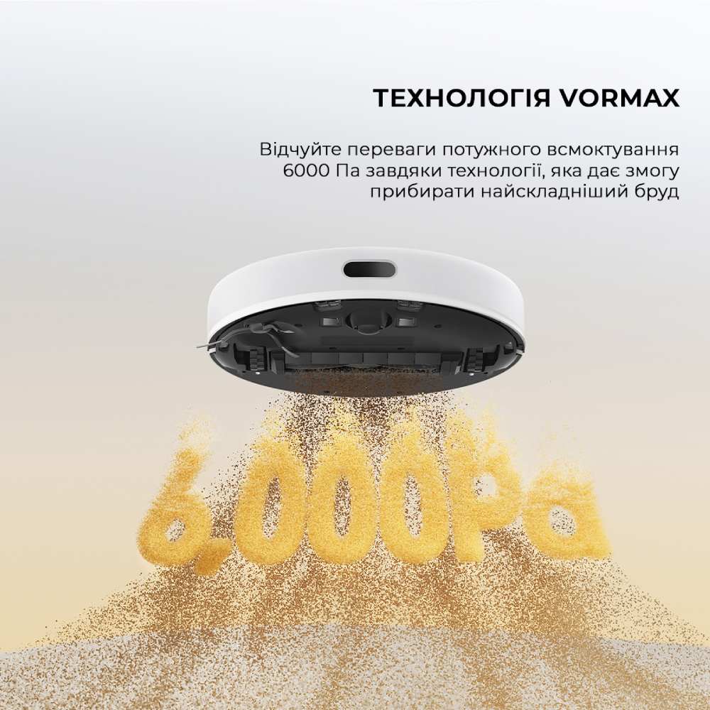 Робот-пилосос DREAME D9 Max Gen 2 White Тип прибирання волога 