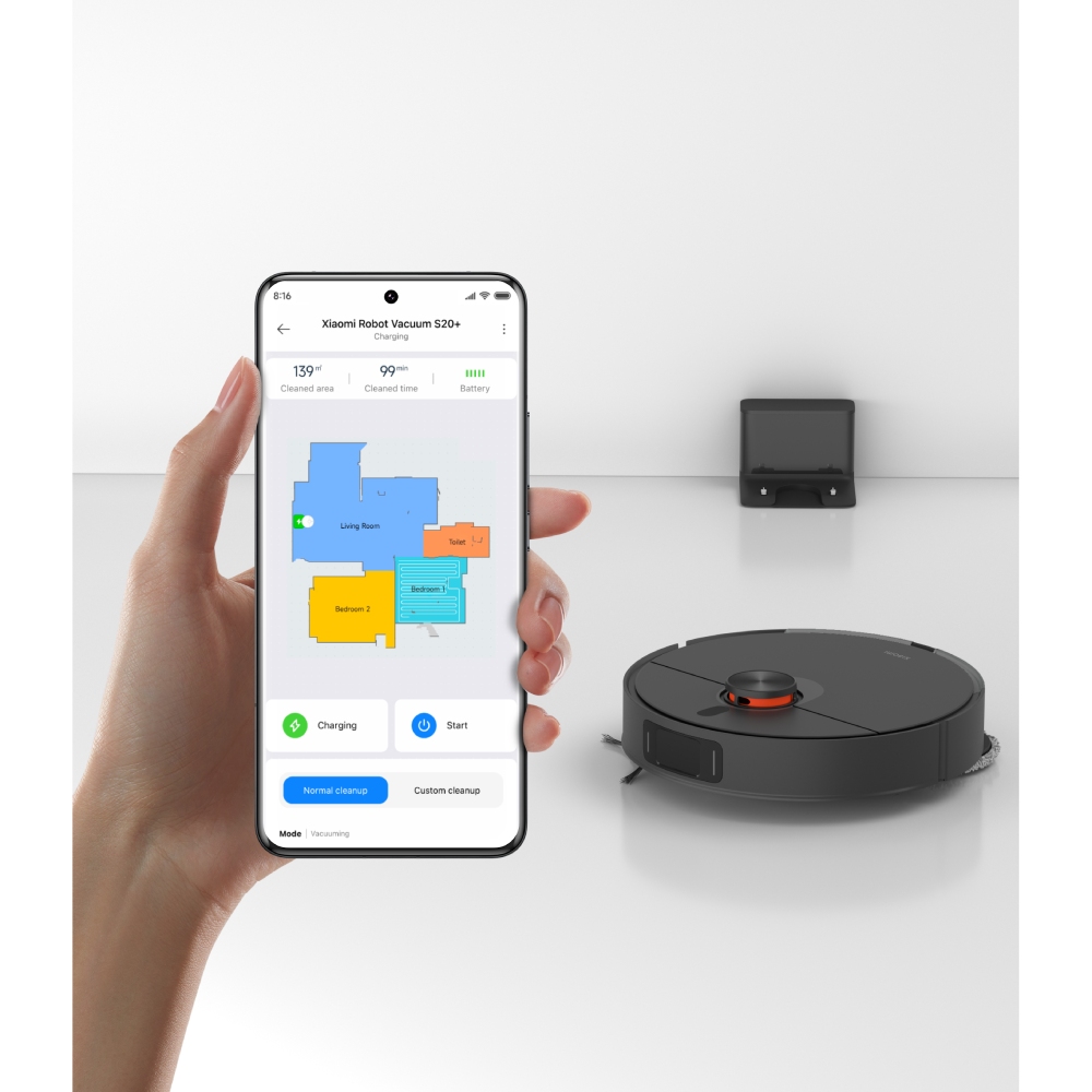 Фото Робот-пылесос XIAOMI Robot Vacuum S20+ Black (1066189)