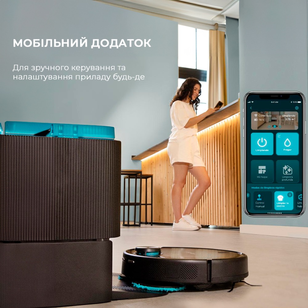 В интернет магазине Робот-пылесос моющий CECOTEC Conga 11090 Spin Revolution Home&Wash (CCTC-08105)