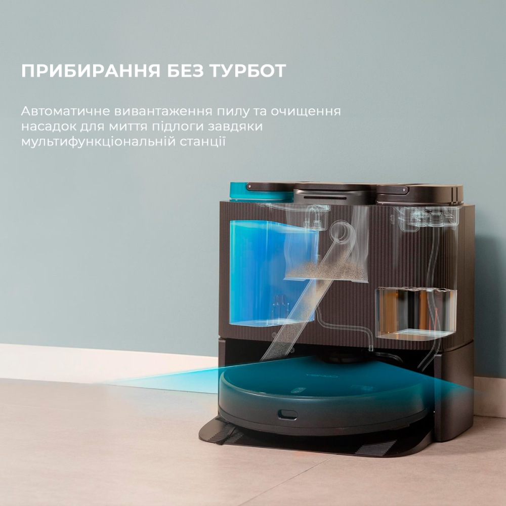 Зовнішній вигляд Робот-пилосос миючий CECOTEC Conga 11090 Spin Revolution Home&Wash (CCTC-08105)