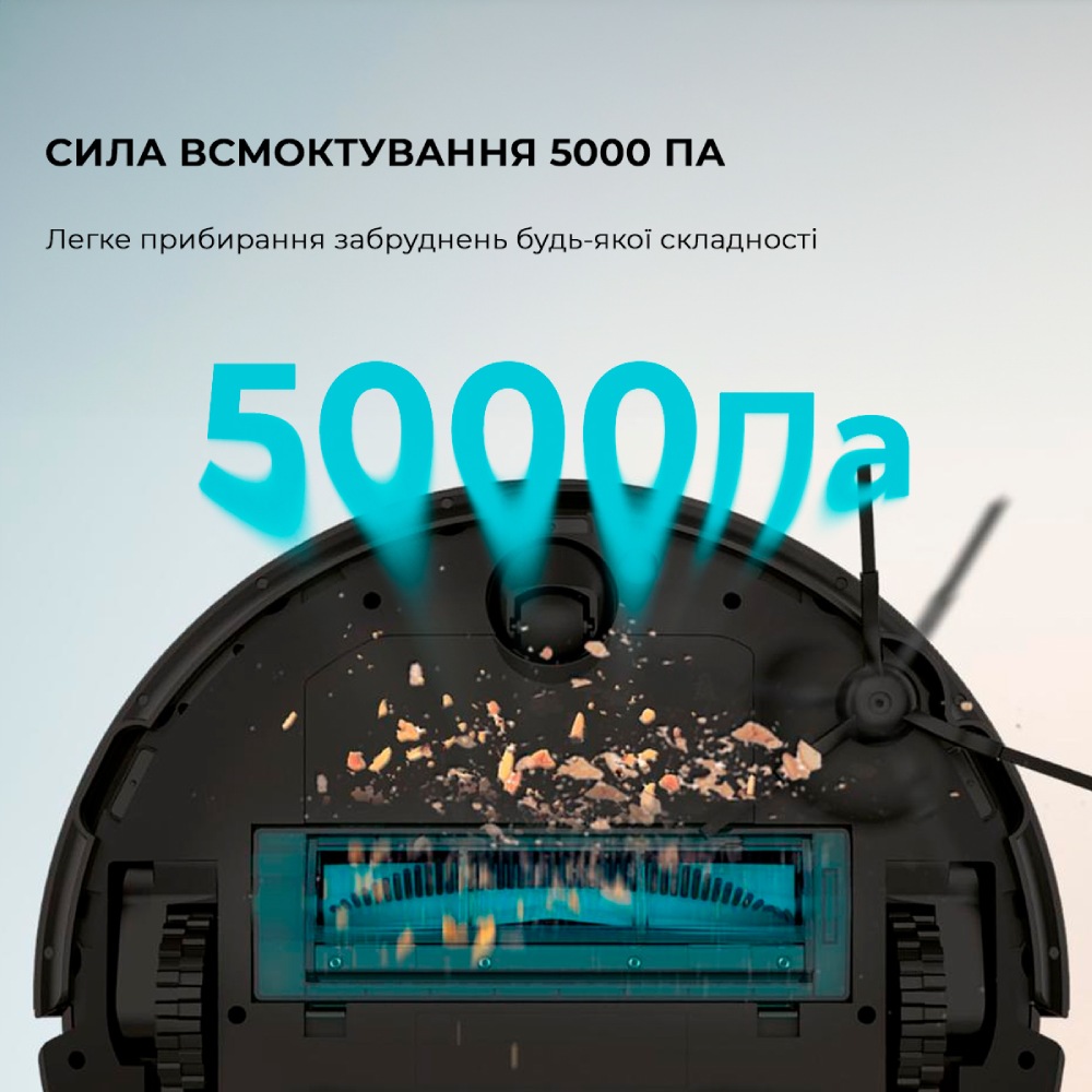 Робот-пилосос миючий CECOTEC Conga 11090 Spin Revolution Home&Wash (CCTC-08105) Тип прибирання волога 