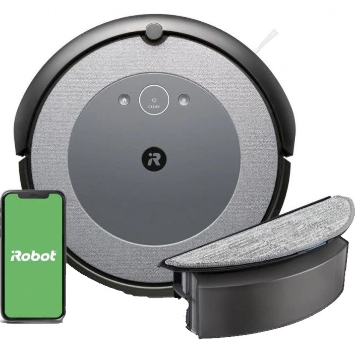 Робот-пылесос IROBOT Roomba Combo i5+ (i557840) Тип уборки влажная 