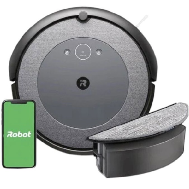 Робот-пилосос IROBOT Combo i5 (i517840) Тип прибирання волога 