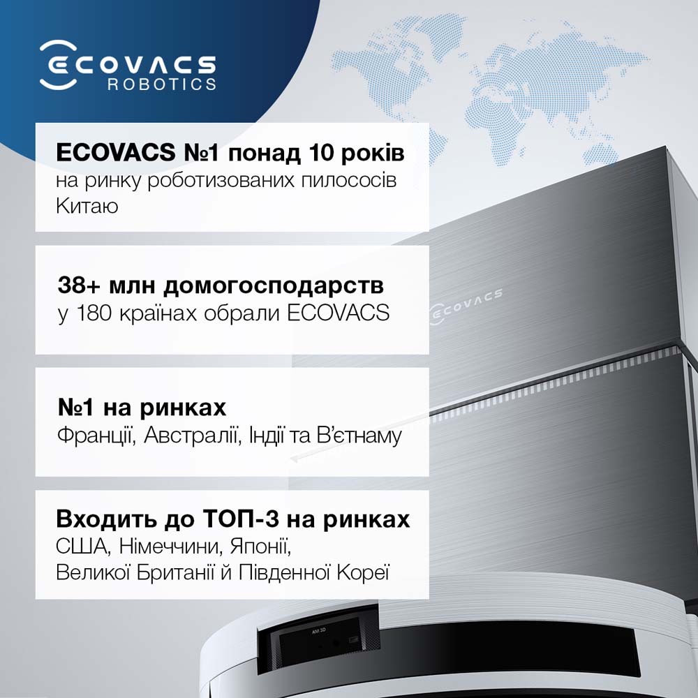 Заказать Робот-пылесос ECOVACS DEEBOT OZMO Y1 Pro Black