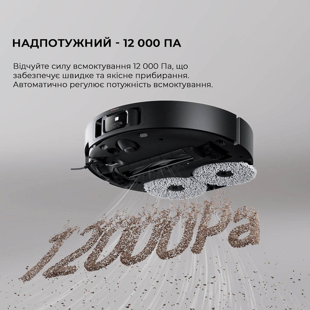 В Фокстрот Робот-пылесос DREAME Bot X40 Ultra Black (RLX63CE-Bl)