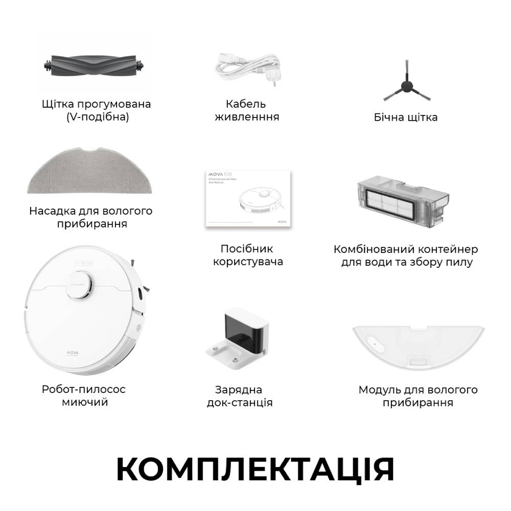 Обзор Робот-пылесос MOVA Robot Vacuum S10 White