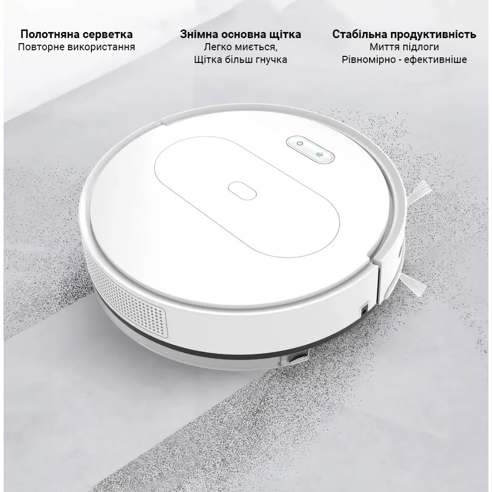 Робот-пилосос INSPIRE B11PRO White Керування смартфон