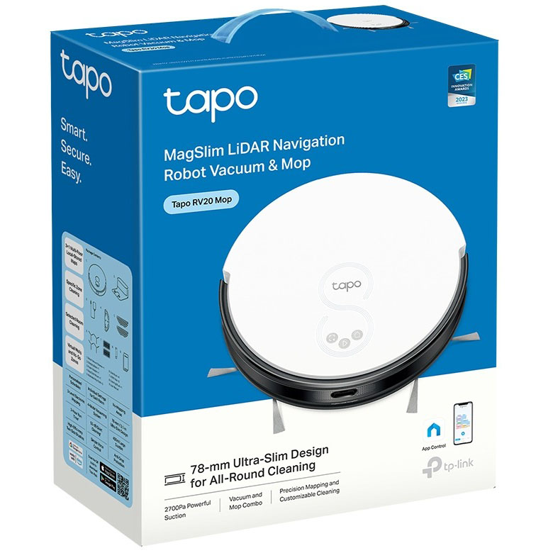 Фото Робот-пылесос TP-LINK Tapo RV20 Mop