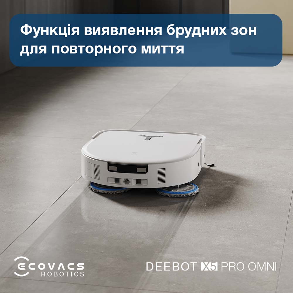 Фото Робот-пылесос ECOVACS X5PRO OMNI DDX39 WH