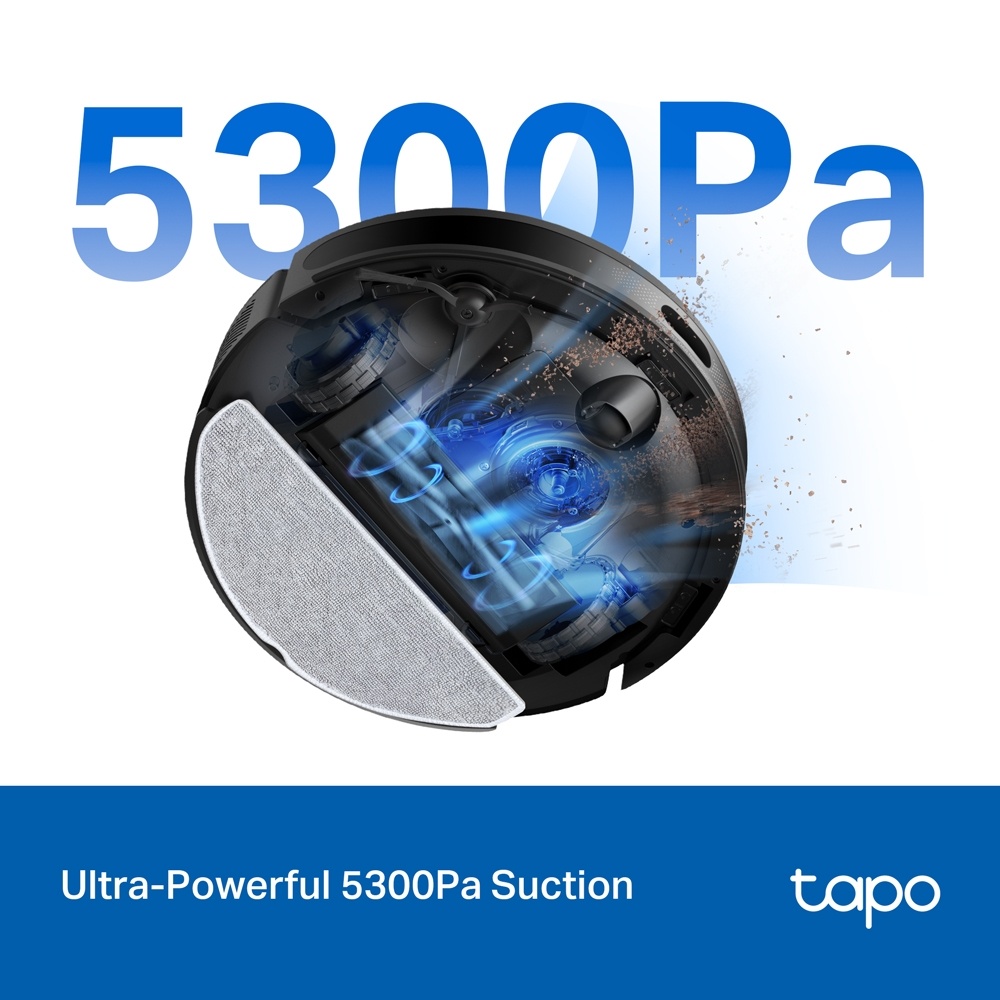 Робот-пилосос TP-LINK Tapo RV20 Max Plus Управление смартфон
