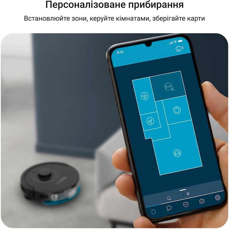 Изображение Робот-пылесос ROWENTA X-PLORER Serie 85 RR87C5WH