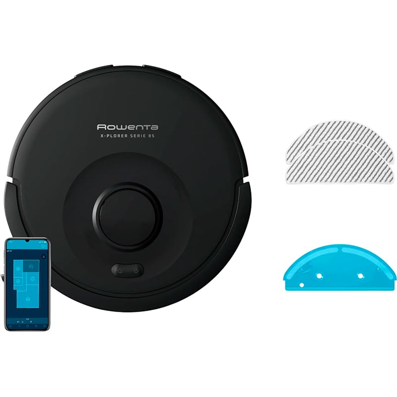Робот-пылесос ROWENTA X-PLORER Serie 85 RR87C5WH Управление смартфон