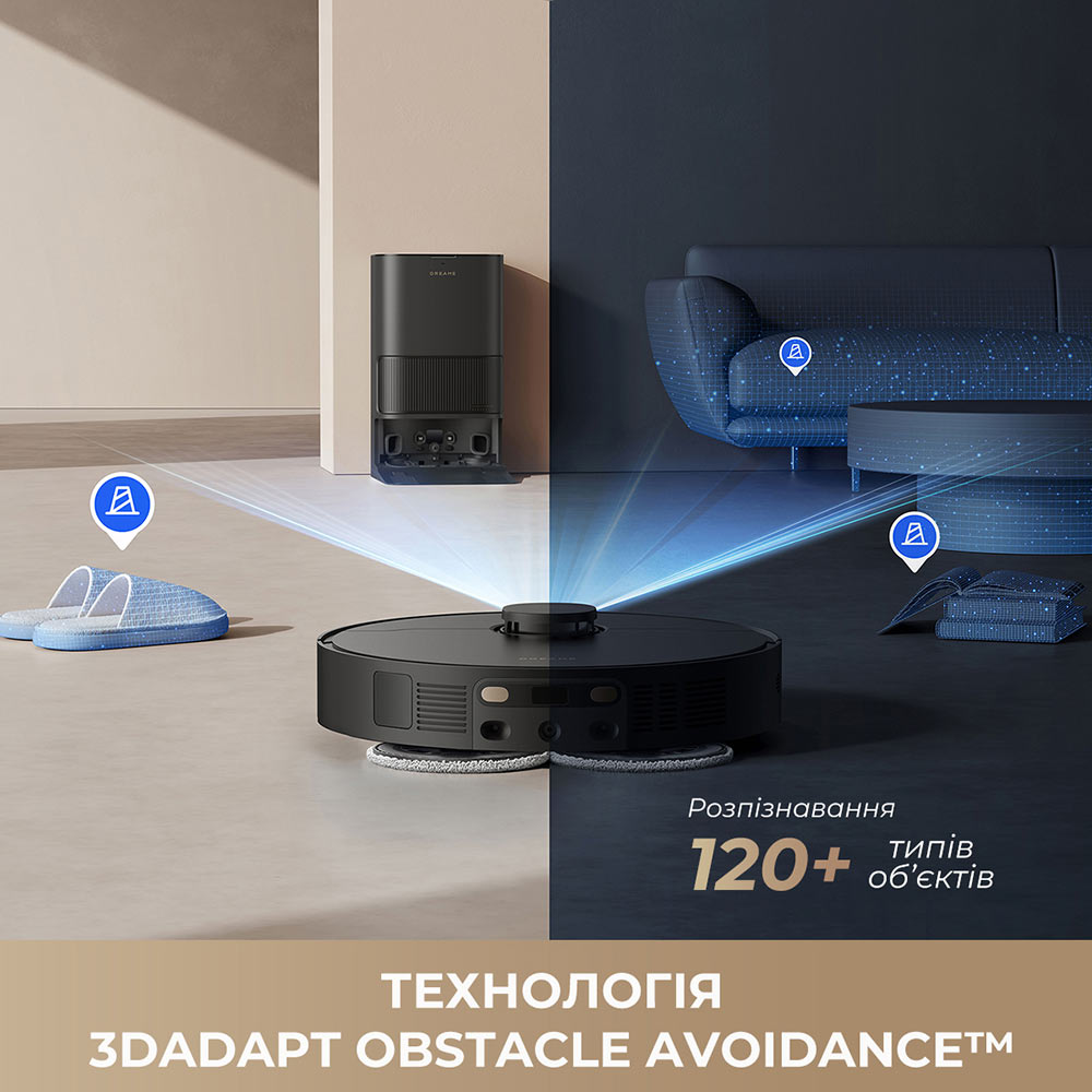 Замовити Робот-пилосос DREAME Bot L40 Ultra CE Black (RLD52SE-Bl)