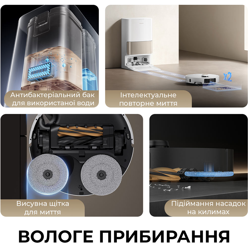 Внешний вид Робот-пылесос DREAME L40s Pro Ultra Black (RLL74CE-Bl)