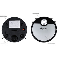 Робот-пилосос DYXON MEGAVAC 3000S PRO Wet Clean Black-Silver