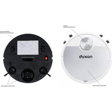 Робот-пилосос DYXON MEGAVAC 3000S PRO Wet Clean White-Silver