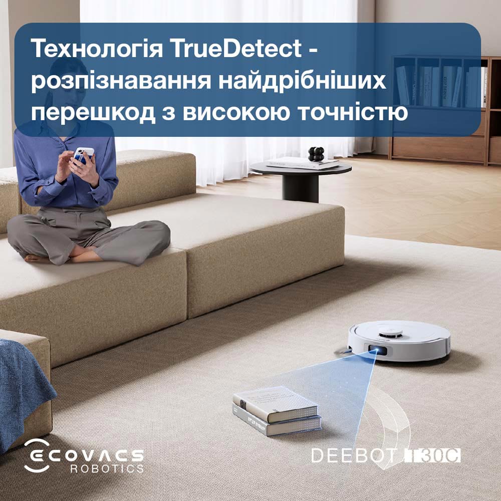 Робот-пылесос ECOVACS T30C WHITE (DLX71 WHITE) Фото Робот-пылесос ECOVACS T30C WHITE (DLX71 WHITE)