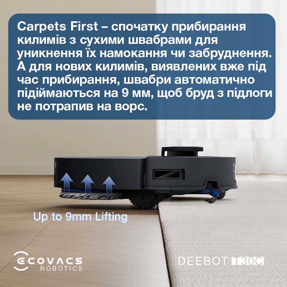 Робот-пылесос ECOVACS T30C BLACK (DLX71 BLACK) Изображение Робот-пылесос ECOVACS T30C BLACK (DLX71 BLACK)