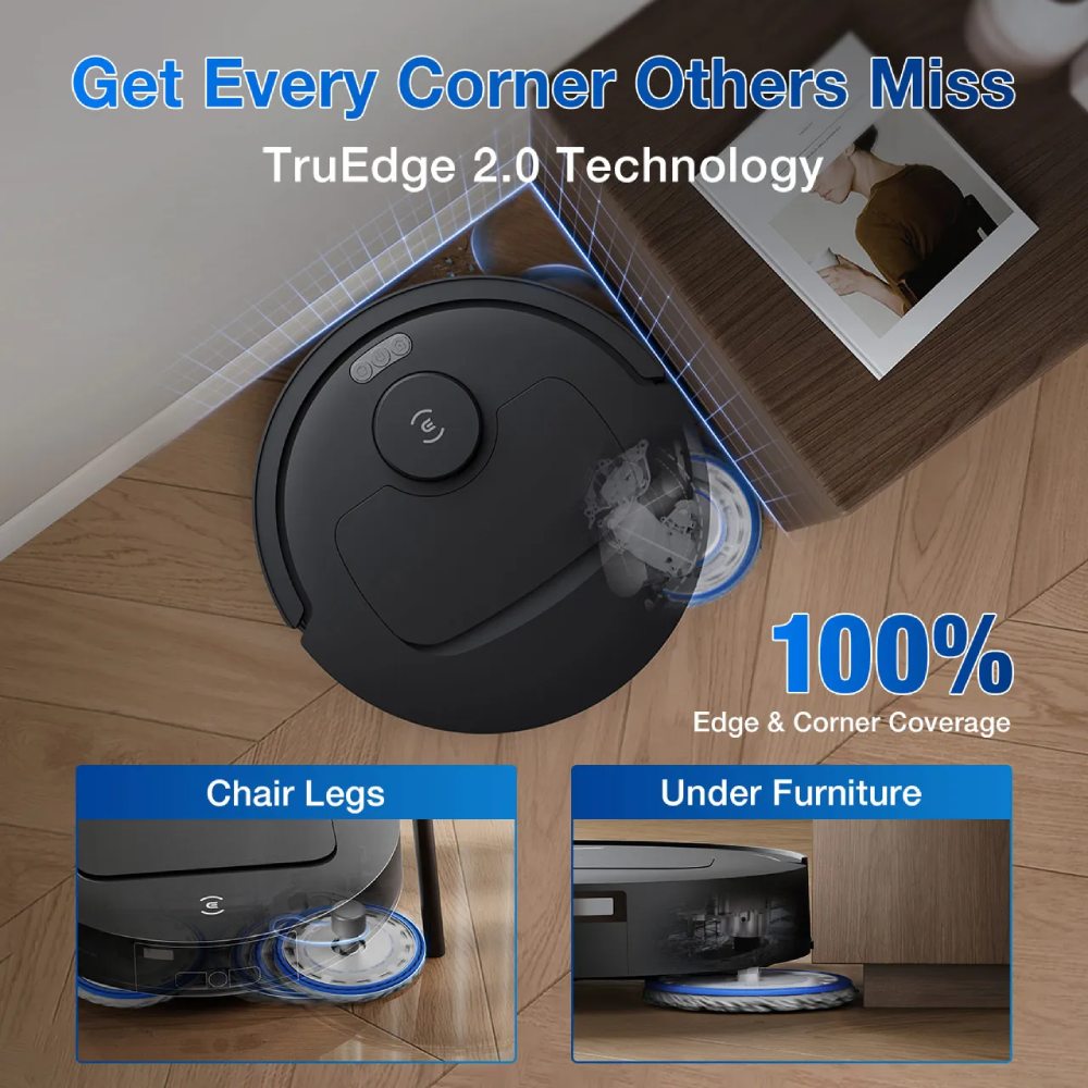 Фото 21 Робот-пылесос ECOVACS T30C BLACK (DLX71 BLACK)