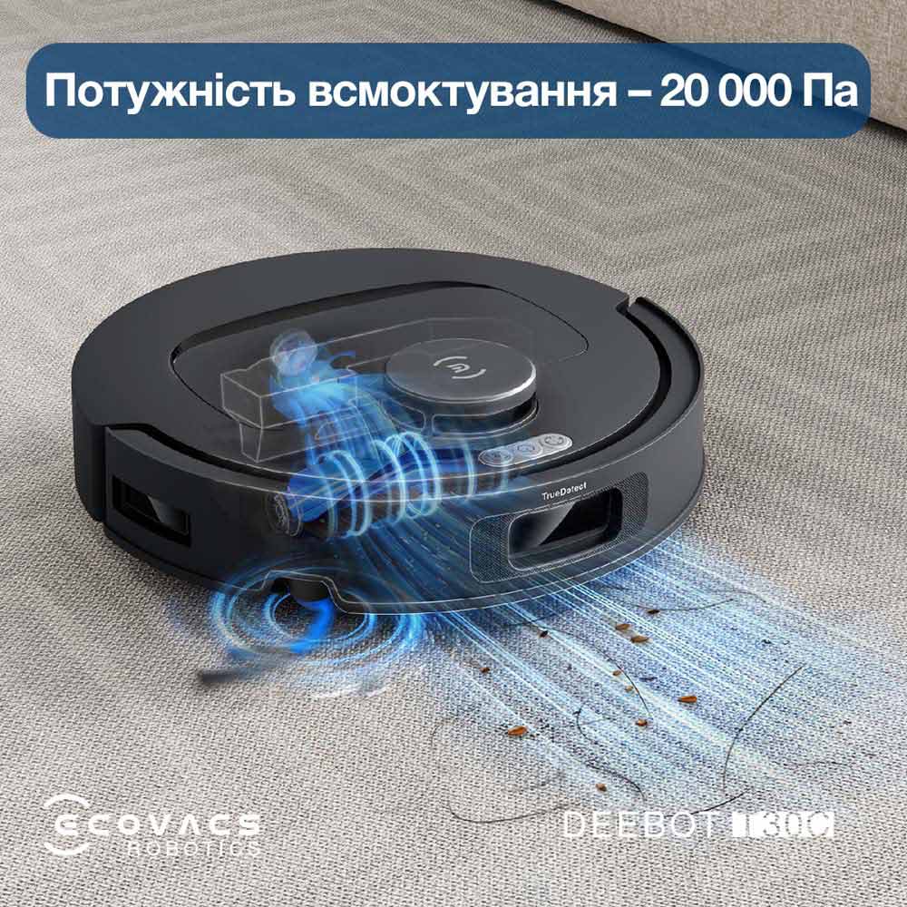 Робот-пылесос ECOVACS T30C BLACK (DLX71 BLACK) Робот-пылесос ECOVACS T30C BLACK (DLX71 BLACK) Тип уборки влажная