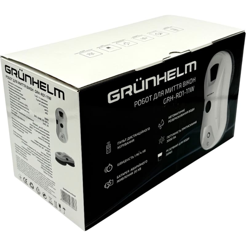 Фото Робот для мойки окон GRUNHELM GRH-RD1-11W