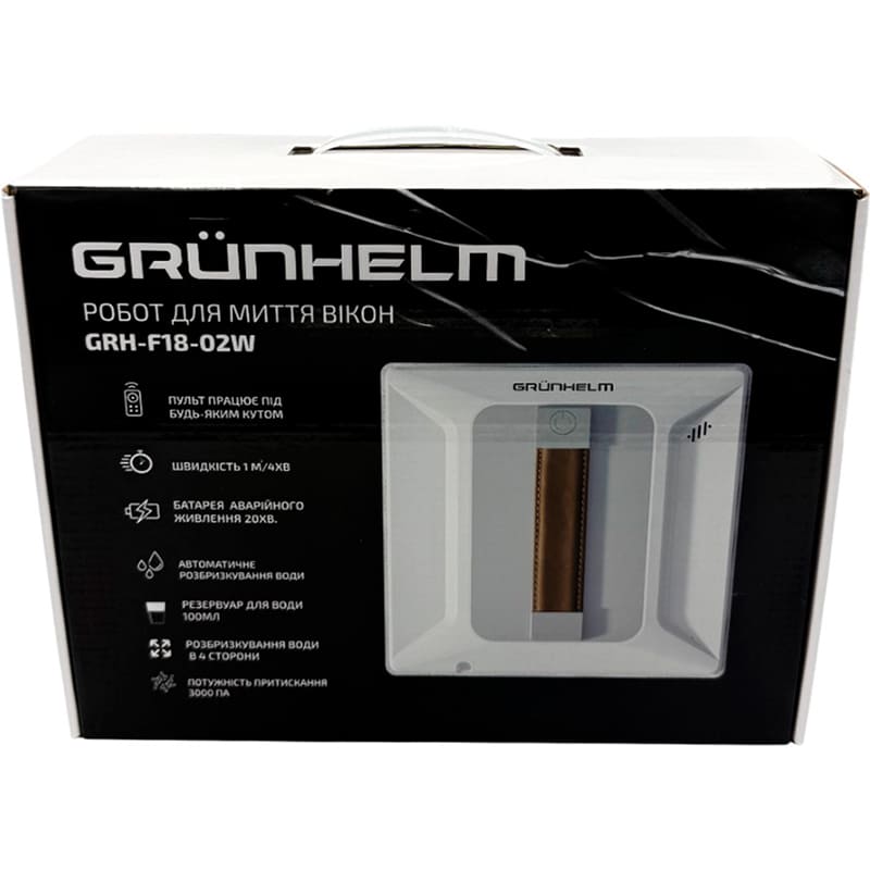 Внешний вид Робот для мойки окон GRUNHELM GRH-F18-02W