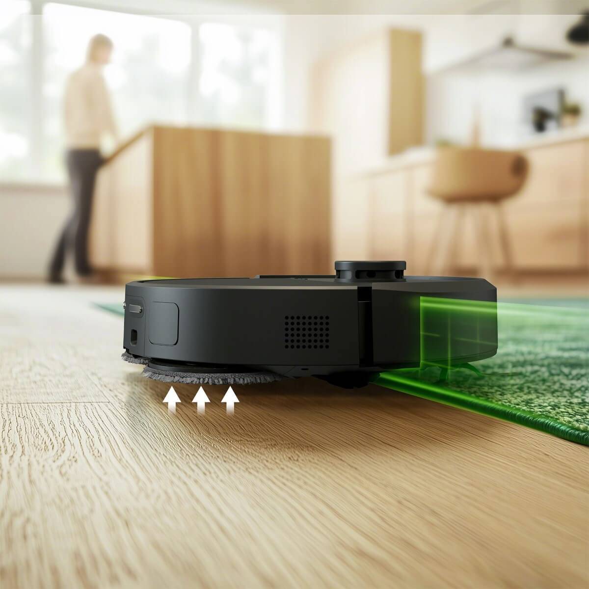 Робот-пылесос IROBOT Combo 405+ Black Управление голосом
