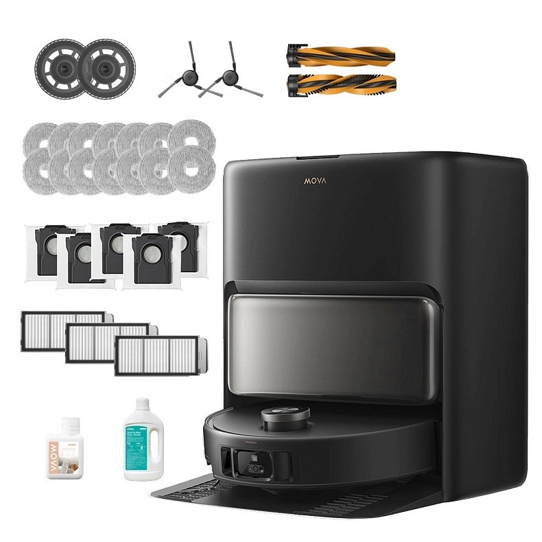 В Україні Робот-пилосос MOVA V50 Ultra Complete Black EUA (RLV72LE-1-bl)