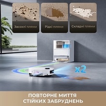 Робот-пылесос DREAME Aqua 10 Ultra Track Complete White (RLR81CE-1-WH)