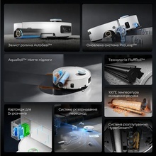 Робот-пылесос DREAME Aqua 10 Ultra Roller Complete White