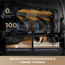 Робот-пилосос DREAME Aqua 10 Roller Black (RLH31CE-BL)